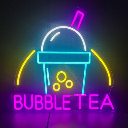 Bubble Tea Neon Sign