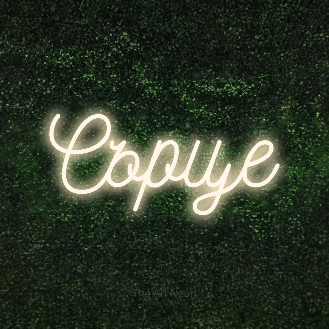 LED neon sign reading “Сърце”, arranged in a single line.