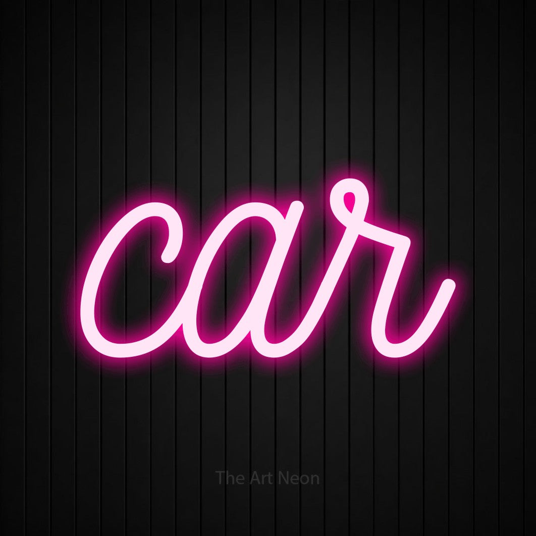 LED neon sign reading “сач”, arranged in a single line.
