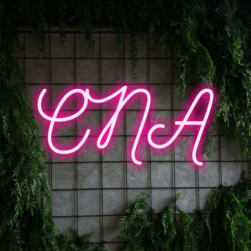 LED neon sign reading “СПА”, arranged in a single line.