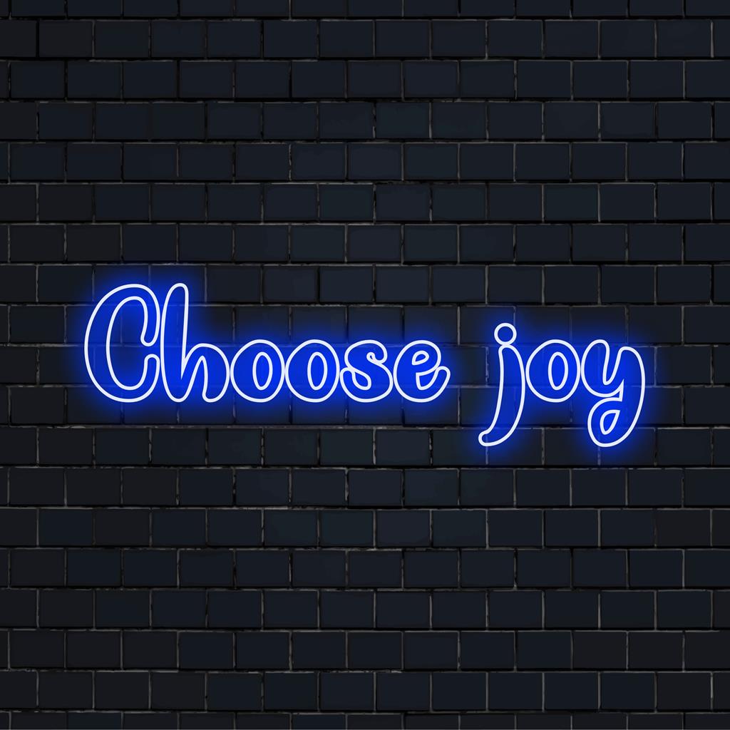 Choose Joy Custom Made LED Neon Sign - Unique Neon Light Decor – The ...