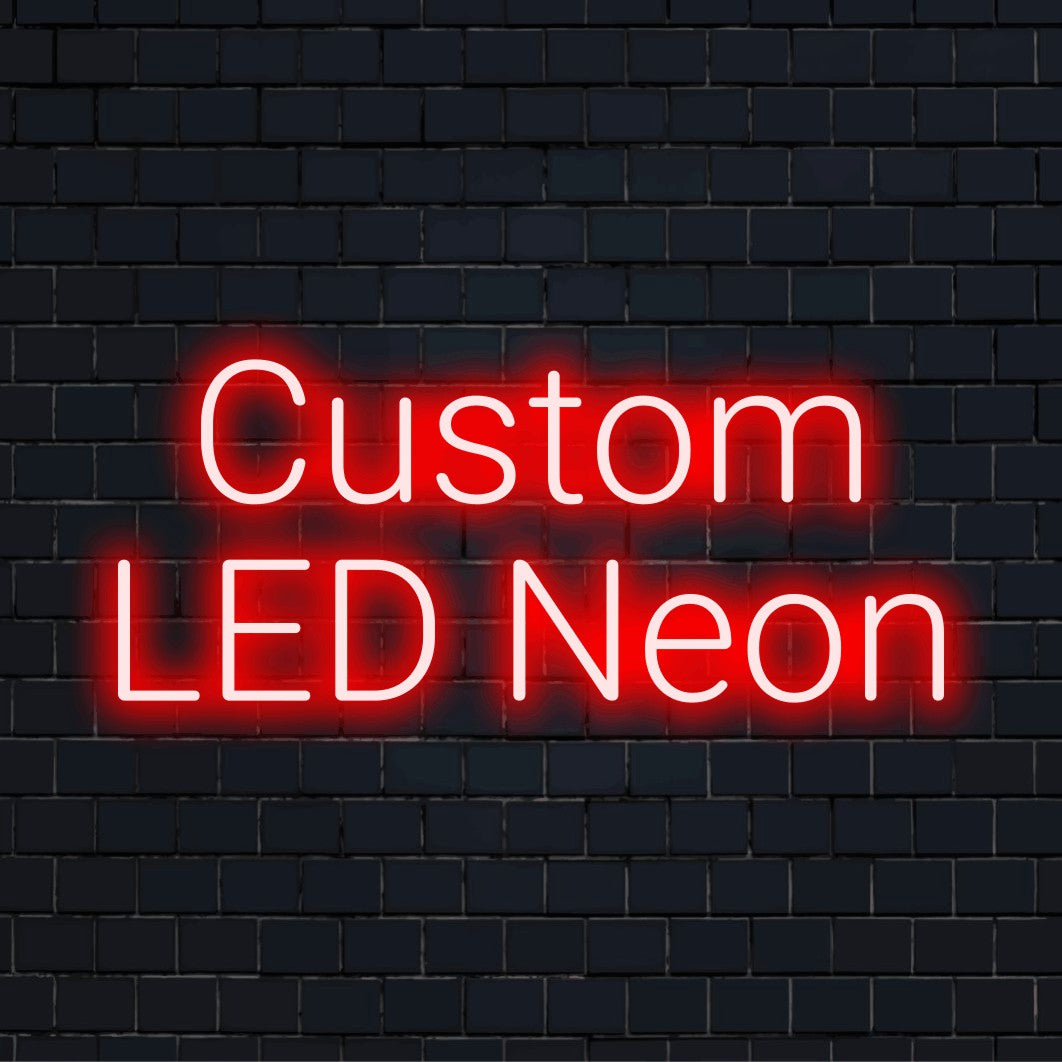 Custom LED Neon Typography Sign - Live Preview – The Art Neon