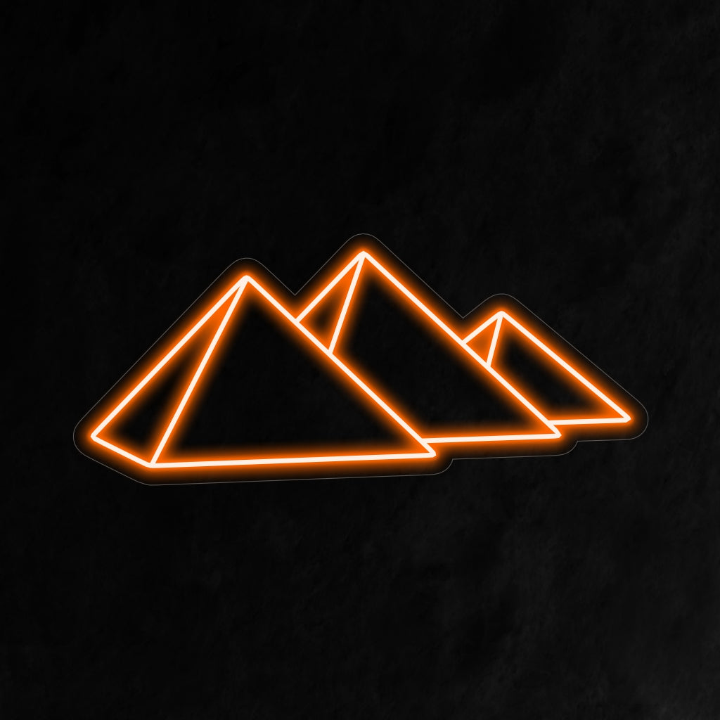 Neon Lights Pyramids