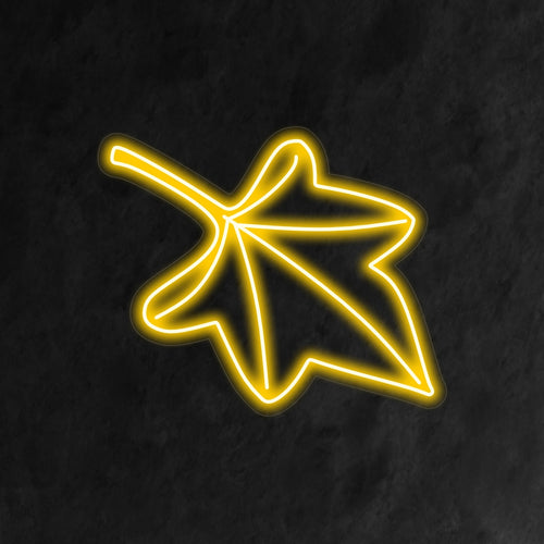 L'insegna al neon "Fall Leaf" si illumina con calde tonalità autunnali, perfetta per decorazioni stagionali e spazi che celebrano la bellezza dell'autunno.