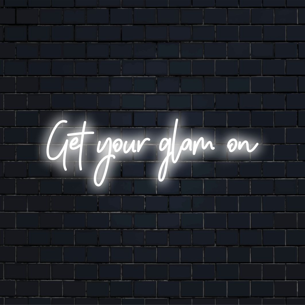 Get Your Glam On LED Neon Sign: Unique Custom Decor – The Art Neon
