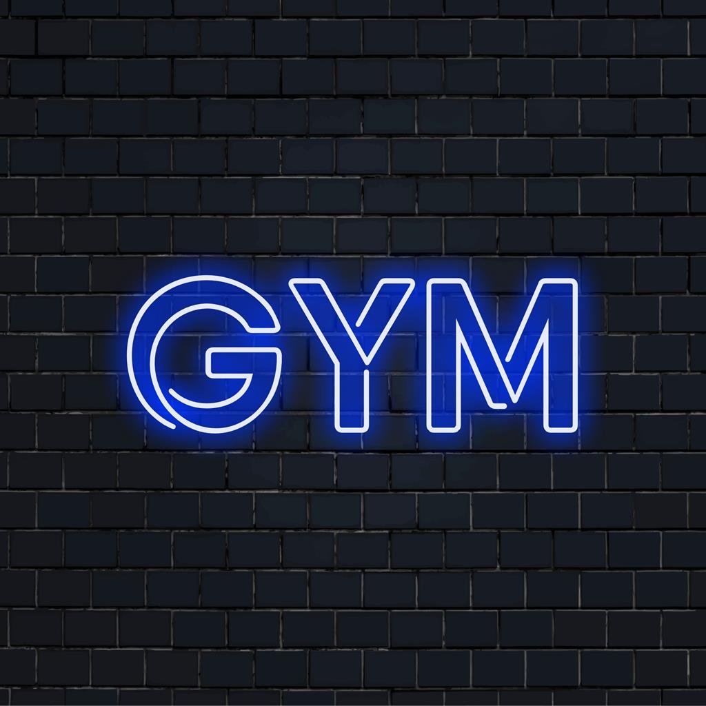Gym Custom Made LED Neon Sign: Unique Neon Light Decor – The Art Neon