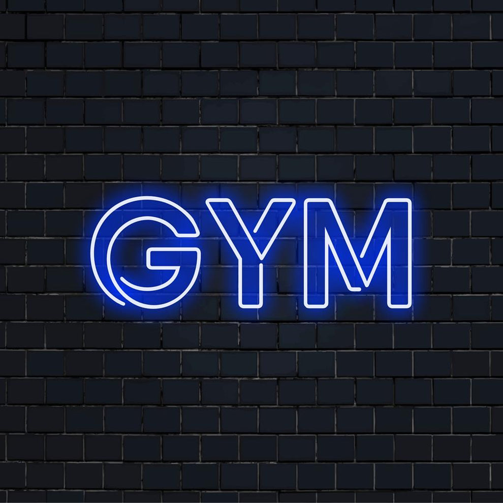 Gym Custom Made LED Neon Sign: Unique Neon Light Decor – The Art Neon