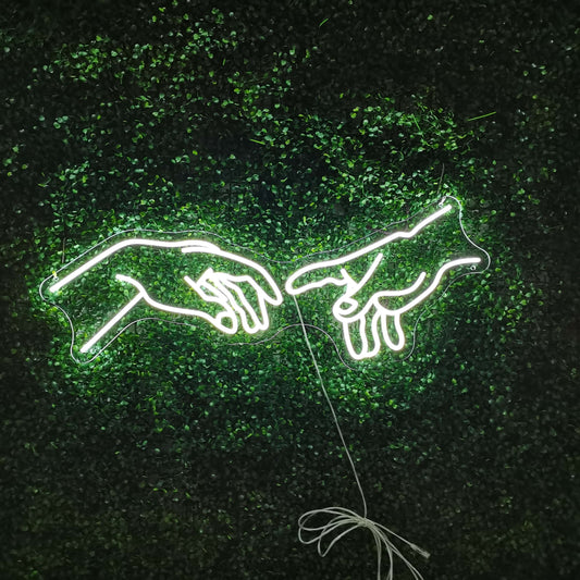 Hands Neon Sign - The Art Neon