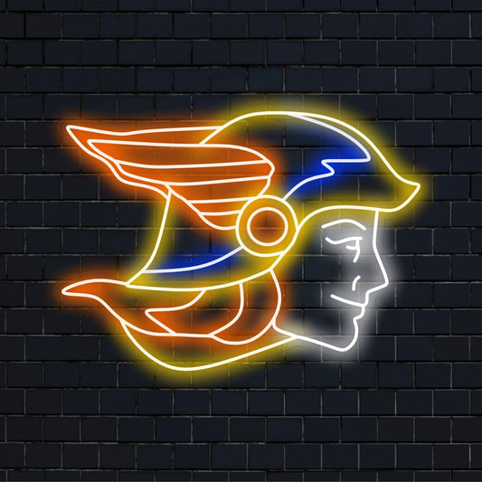 "Hermes Neon Sign" - A chic and sophisticated addition for fashion boutiques and high-end retail spaces, conveying a sense of luxury and style inspired by the iconic Hermes brand.