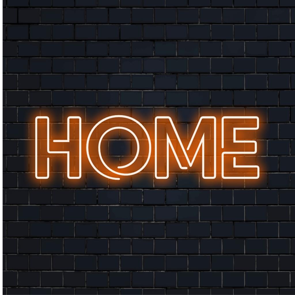 A vibrant LED neon sign, featuring a stunning blend of colorful neon elements for stylish home decor.