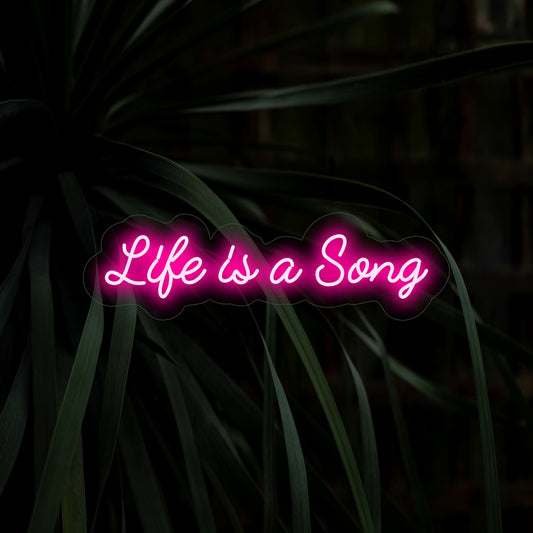 "Life Is Beautiful Neon Sign" - Elevate your space with positivity. Perfect for a vibrant and uplifting atmosphere. Celebrate life's beauty effortlessly.