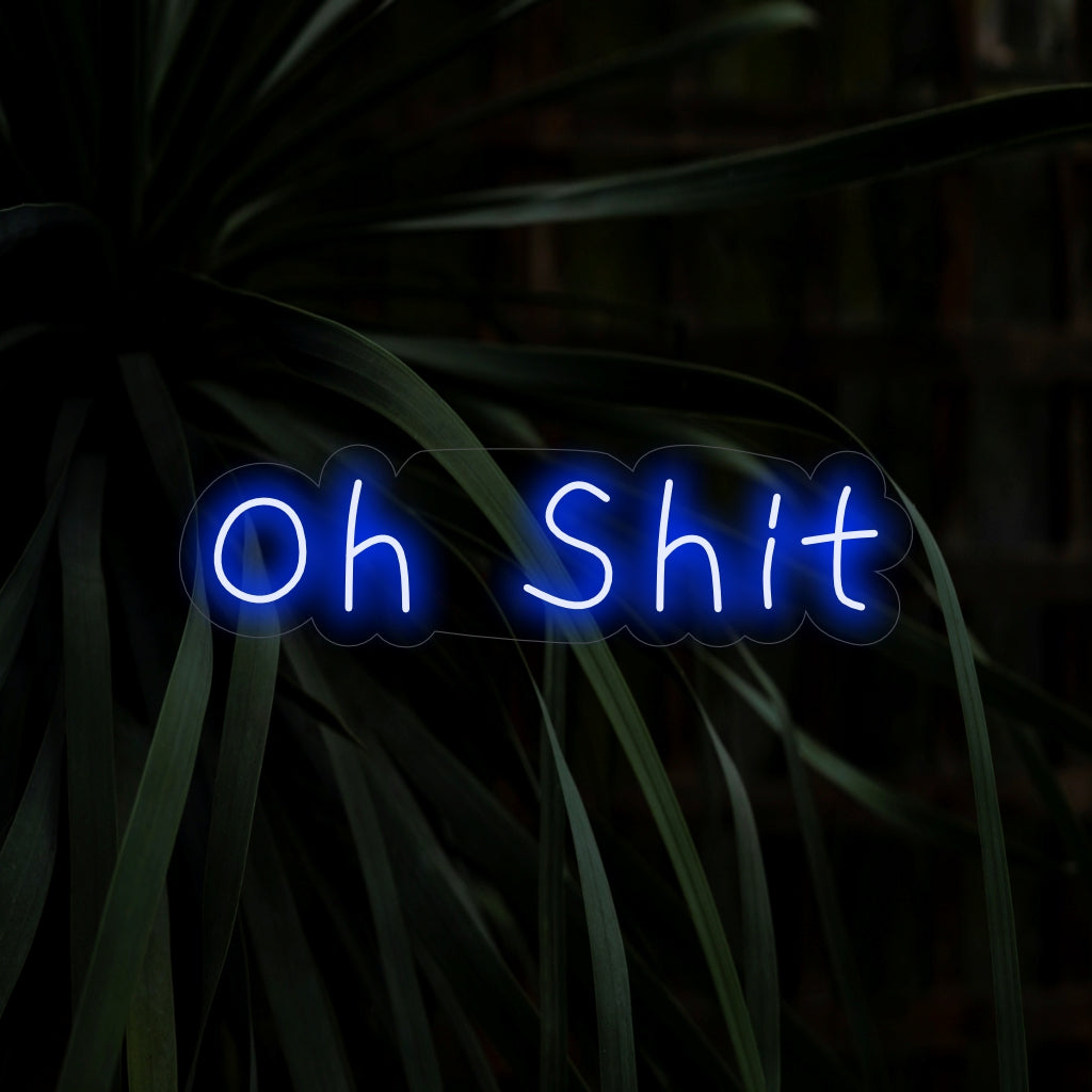 „Oh Shit Neon Sign” este un plus plin de umor și ireverent, perfect pentru spații cu o atmosferă lejeră și jucăușă. Iluminează cu o notă de distracție obraznică!