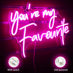 You're My Favourite – scritta al neon LED (5 V USB)