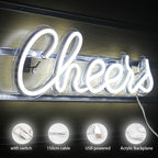 Cheers 5V USB LED Neon Sign - Budget Friendly