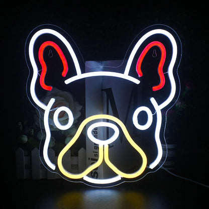 Cute Dog 5V Mini USB  LED Neon Sign - Budget-Friendly