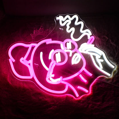 Girl Smoking 5V Mini USB LED Neon Sign - Budget Friendly