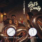 Let's Party – LED-neonbord (5 V USB)