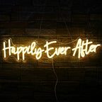 Happily Ever After – semn luminos neon LED (5 V USB)