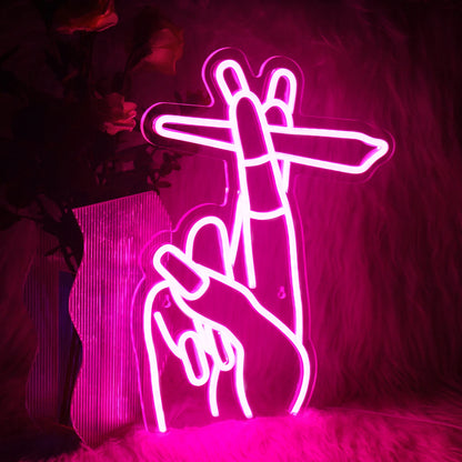 Gesture 5V Mini USB LED Neon Sign - Budget Friendly