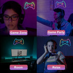 Gamingmotiv – LED-neonskilt (5 V USB)
