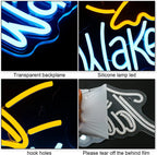 Wake n Bake – Nap – LED-neon felirat (5 V USB)