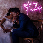 You're My Favourite – scritta al neon LED (5 V USB)