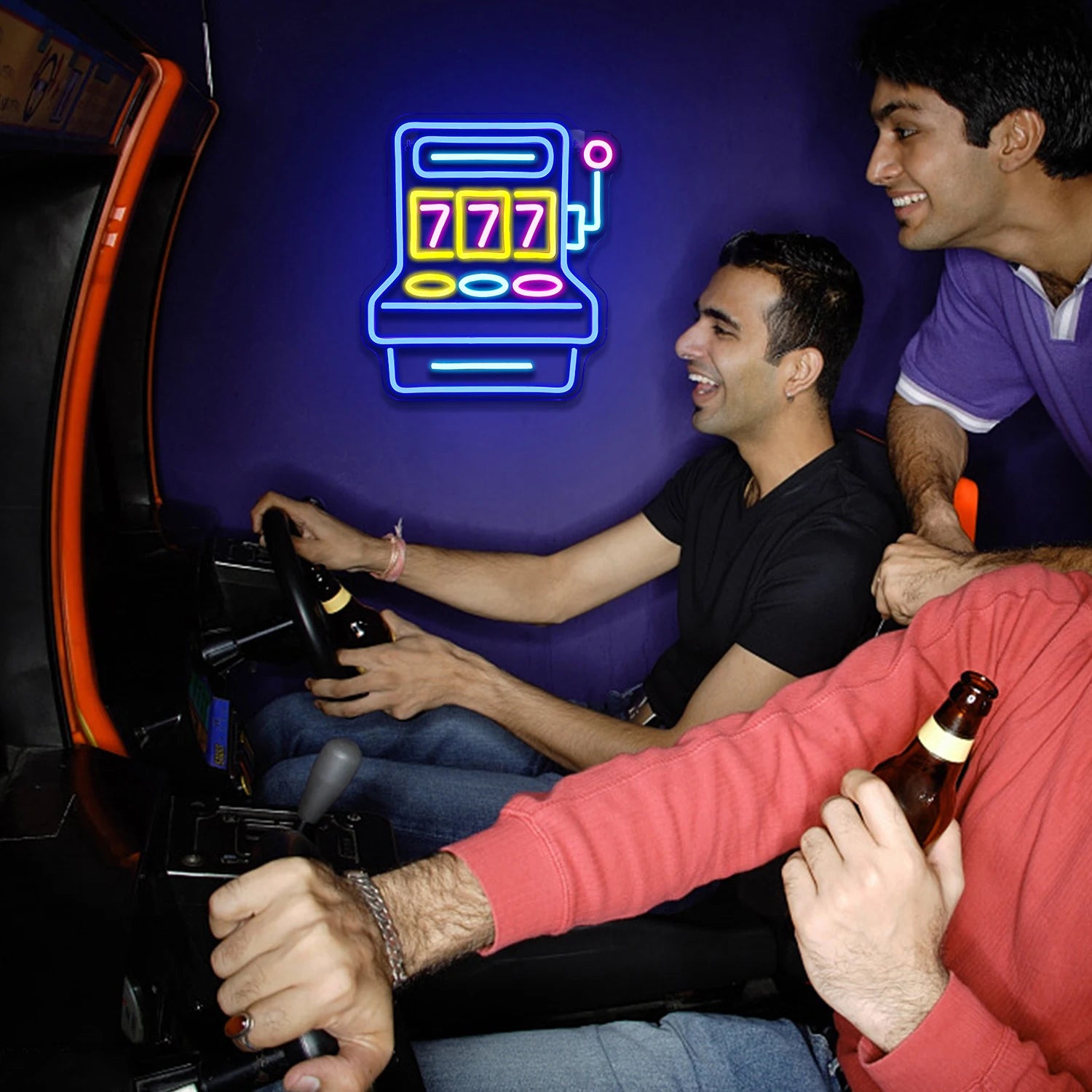 777 Game Room 5V USB LED неонова табела - Бюджетна 