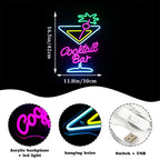 Semn Luminos LED USB 5V pentru Cocktail Bar - Accesibil la Preț