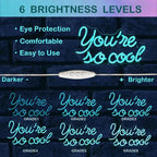 You're so cool – Леденосини букви – LED неонов надпис (5 V USB)