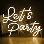 Let's Party – LED-neonbord (5 V USB)