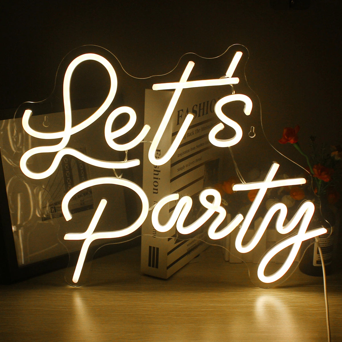 Let's Party – néon LED (5 V USB)