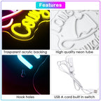 LONG LIVE Cowgirls – Cappello da cowboy – scritta al neon LED (5 V USB)