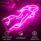 Omtrek van een vrouwenlichaam – LED-neonbord (5 V USB)