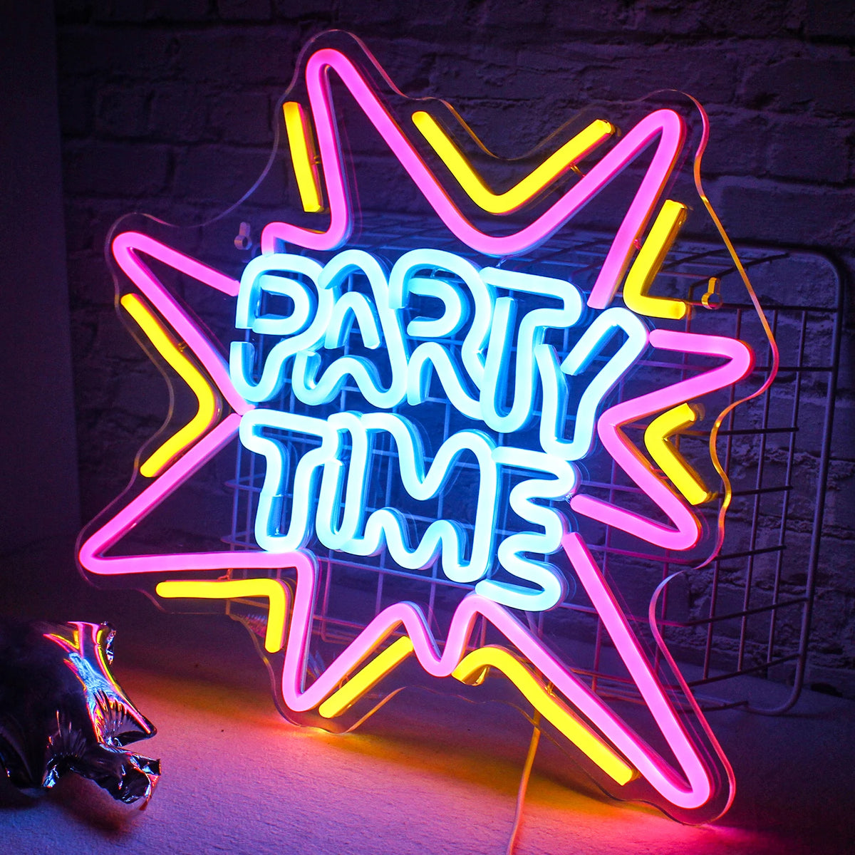 Semn Neon USB LED 5V Party Time - Economic