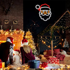 Cara de Papá Noel – neón LED (5 V USB)