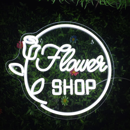Insegna al neon a LED USB 5V per negozio di fiori - Economica