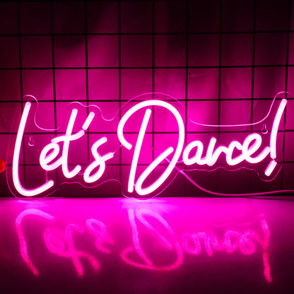 Let's Dance 5V USB LED Fényreklám - Pénztárcabarát