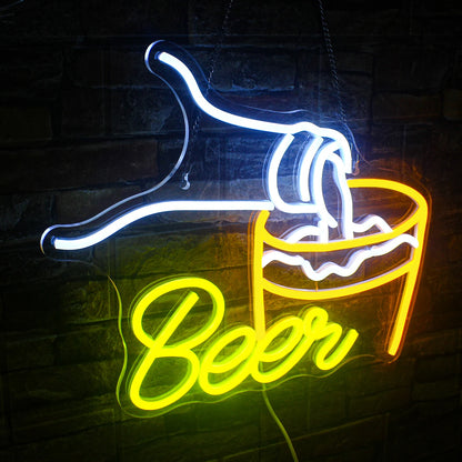 Beer Bar 5V Mini USB  LED Neon Sign - Budget Friendly