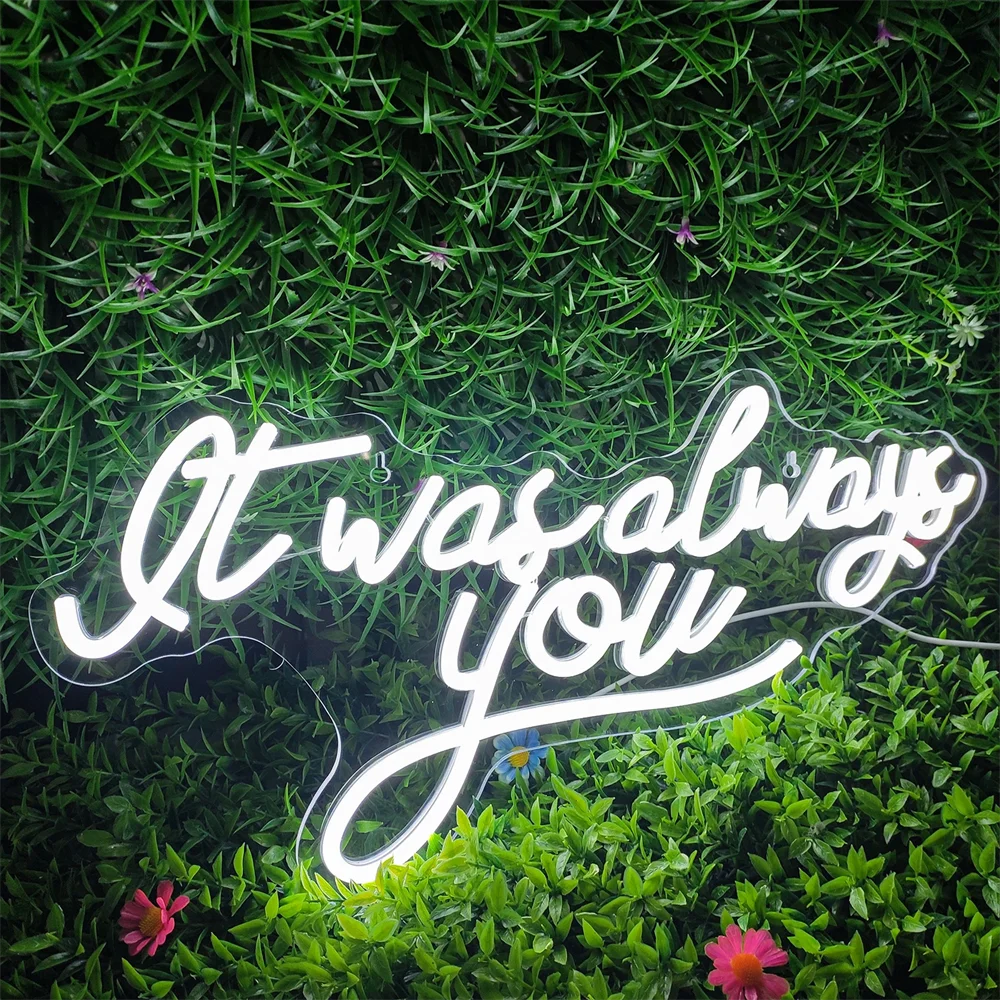 It Was Always You 5V Mini USB LED Neon Sign - Budget Friendly