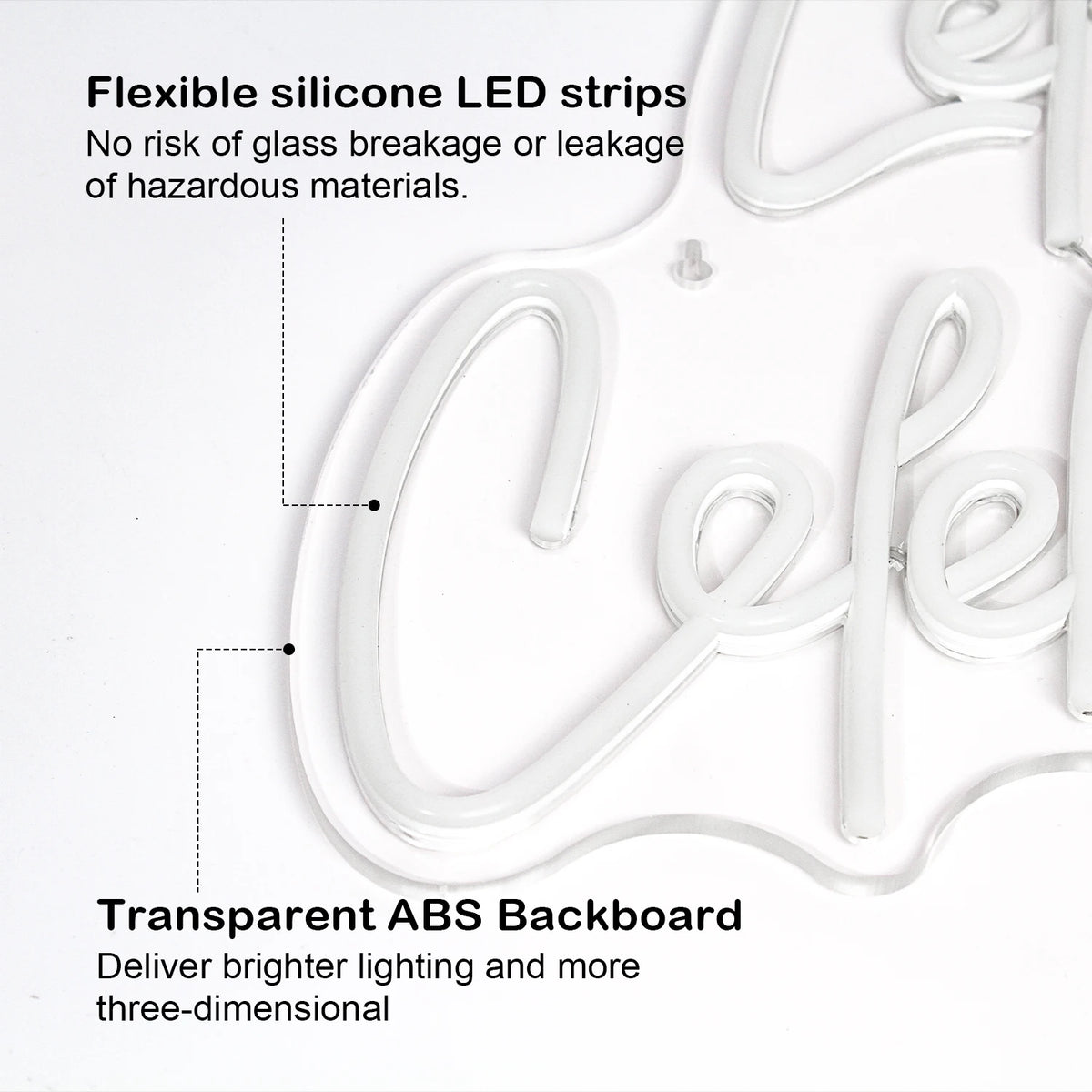 Let's Celebrate – LED-neonskilt (5 V USB)