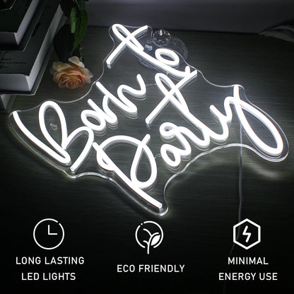 Borh to Party 5V Mini USB  LED Neon Sign - Budget Friendly