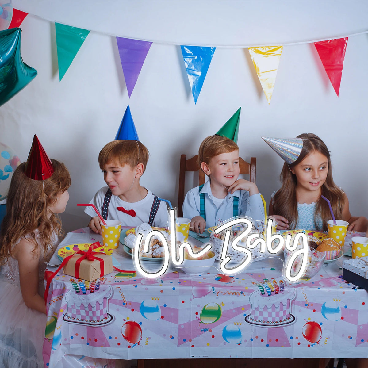 Oh Baby – LED-Neonschild (5 V USB)