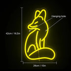 Renard – néon mural LED (5 V USB)