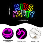 Kids Party – LED neonski natpis (5 V USB)