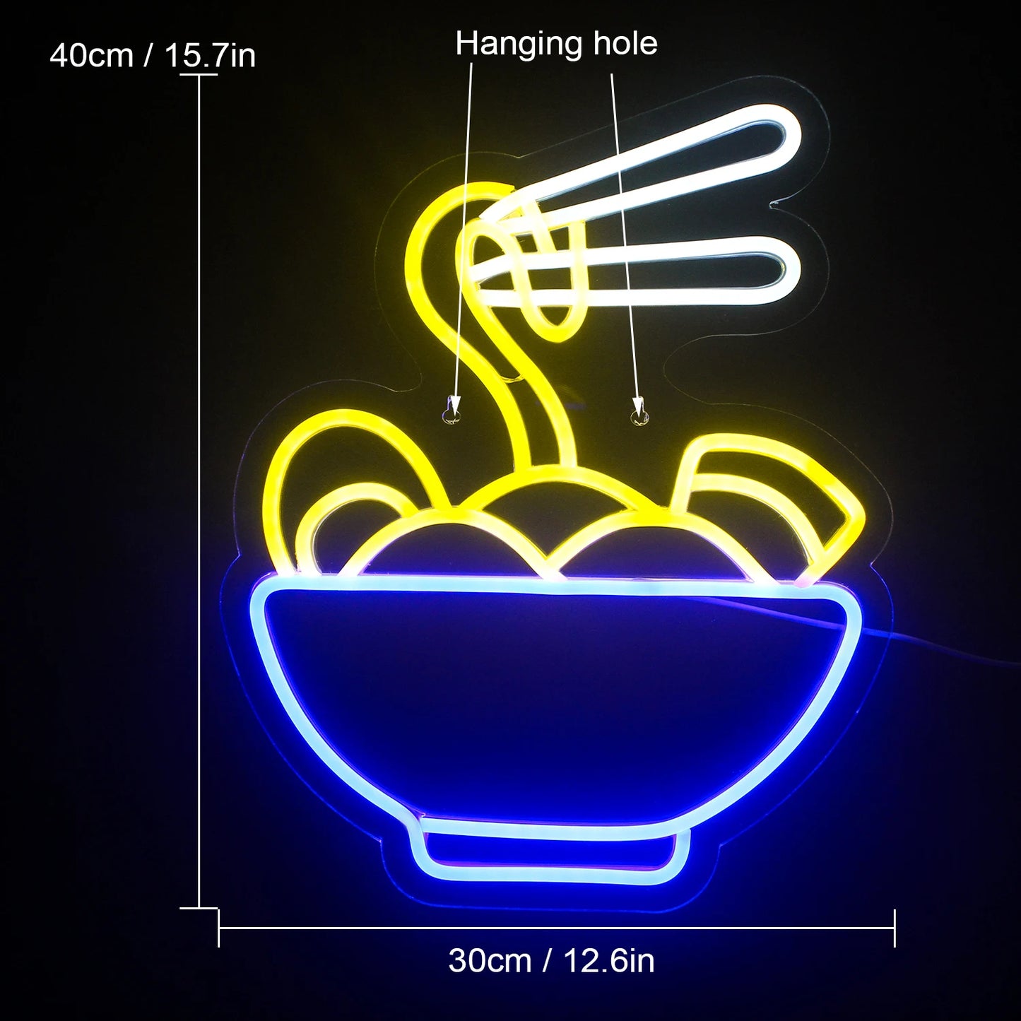 Ramen Japanese Noodles 5V Mini USB LED Neon Sign - Budget Friendly