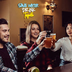 Save Water Drink Tequila – φωτεινή επιγραφή LED νέον (5 V USB)
