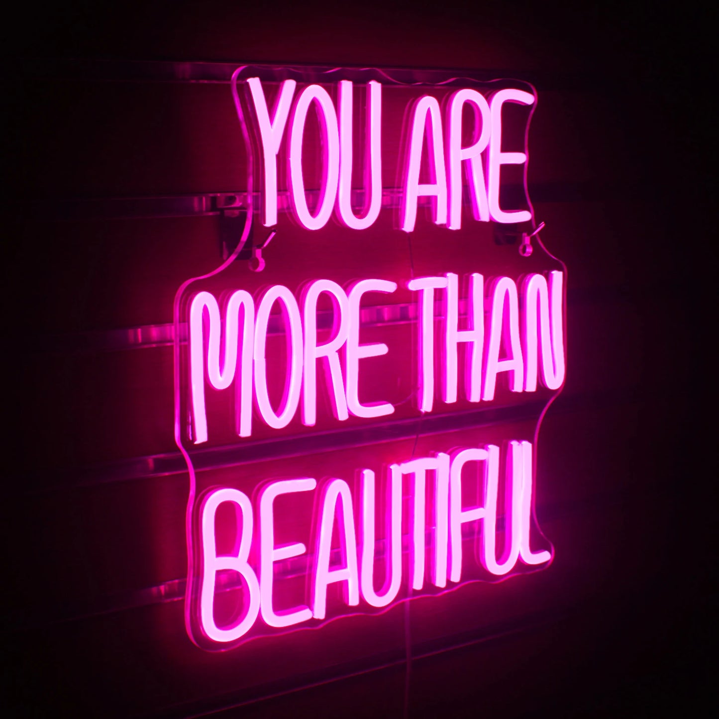 You Are More Than Beautiful 5V Mini USB LED Neon Sign - Budget Friendly