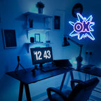 OK – Комиксов взрив – LED неонова табела (5 V USB)
