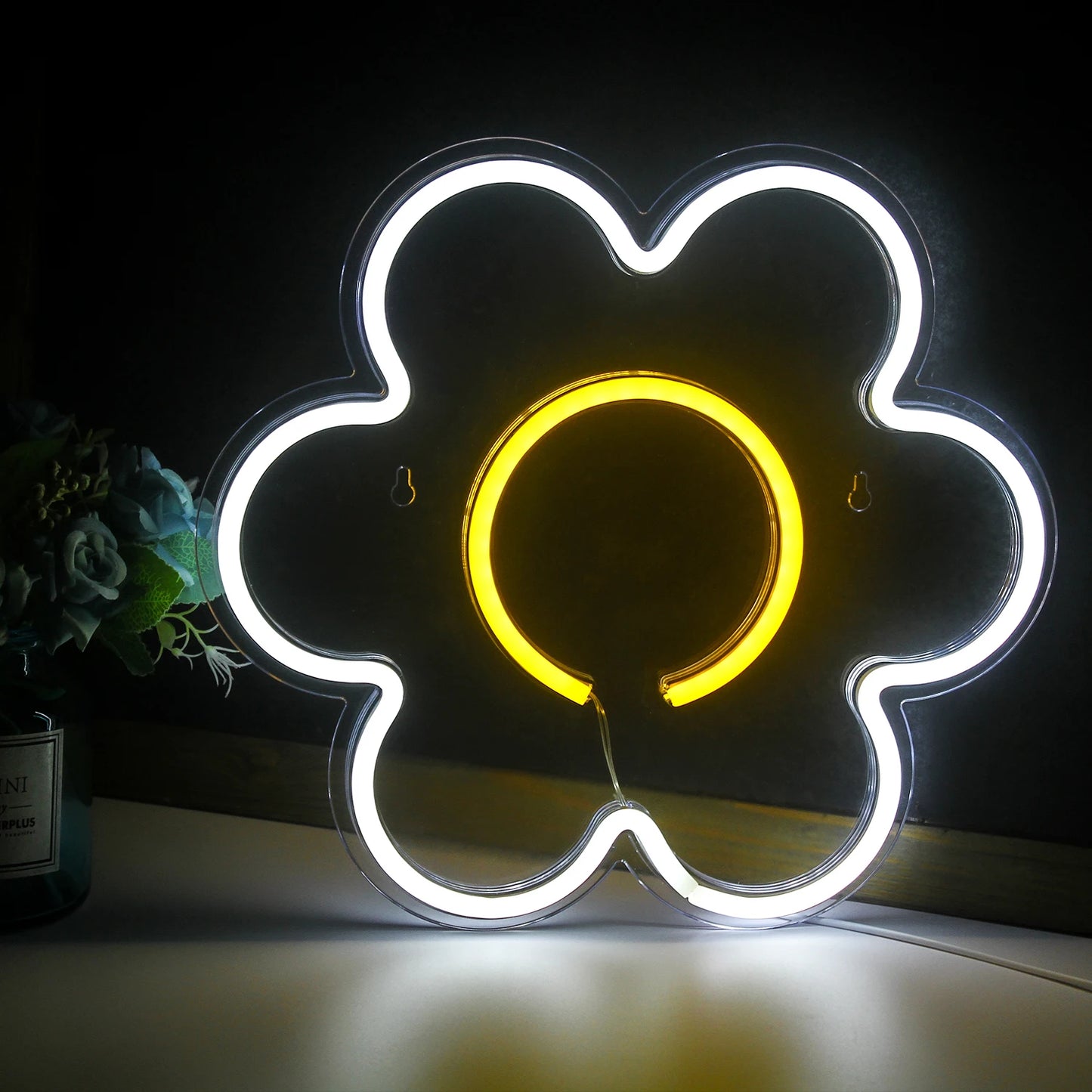 LED Flower 5V Mini USB  LED Neon Sign - Budget-Friendly