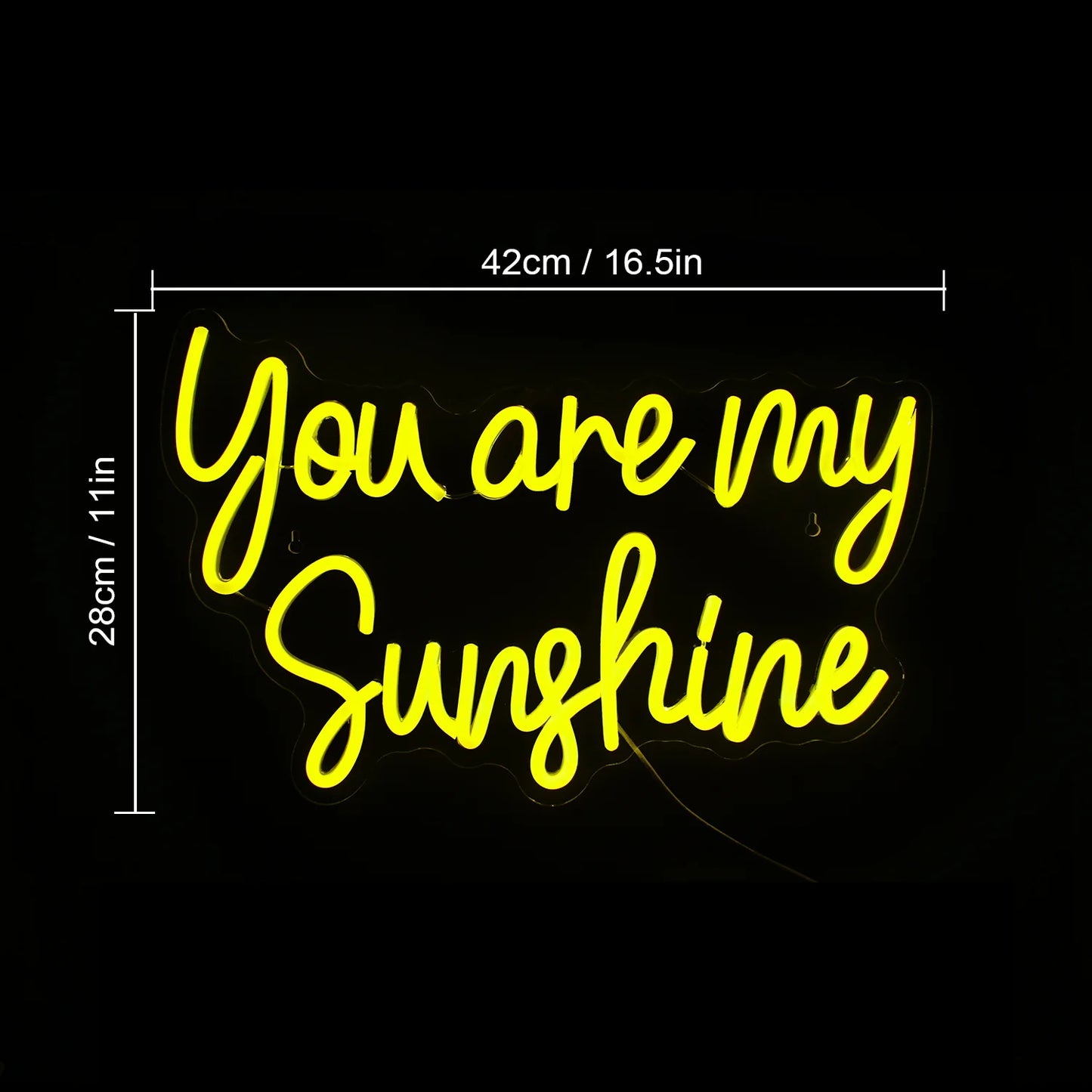 You Are My Sunshine 5V Mini USB LED Neon Sign - Budget Friendly